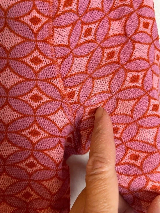 Free People Garner Long Sleeve Tee in Pink Combo Size XS - Picture 11 of 16